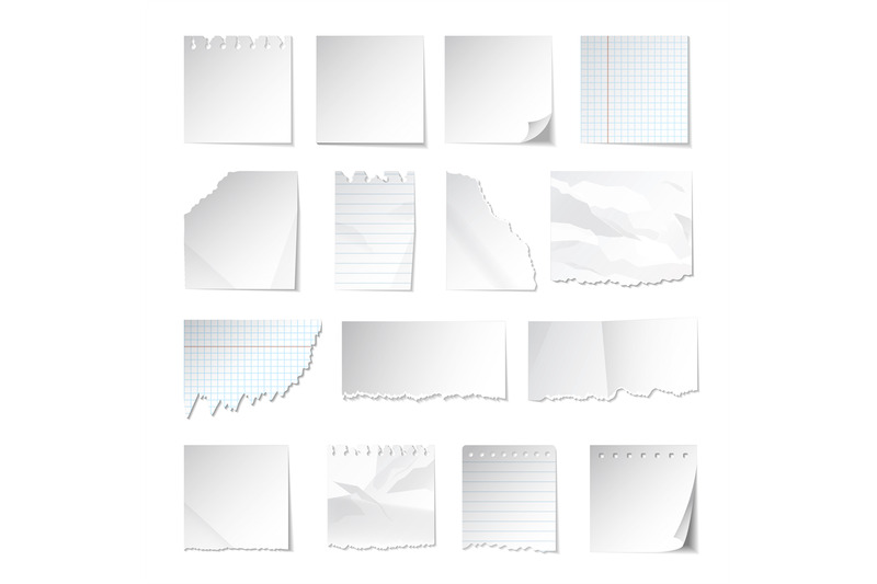 notes-paper-realistic-geometrical-notepad-papers-with-sticky-tape-tor