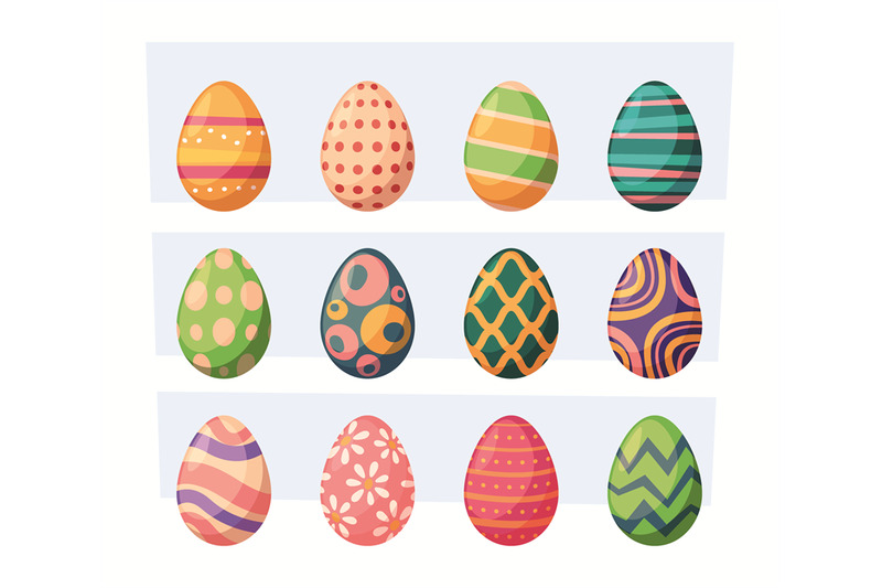 painted-eggs-easter-symbols-christian-authentic-celebration-garish-ve