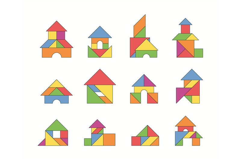 tangram-houses-geometrical-puzzles-from-triangles-forms-logical-game