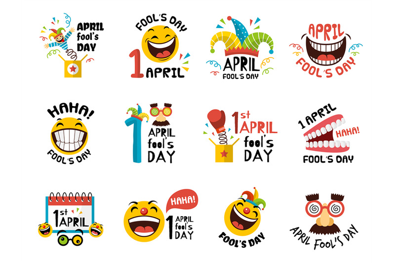 1-april-symbols-fools-day-emblems-and-logos-with-place-for-text-recen