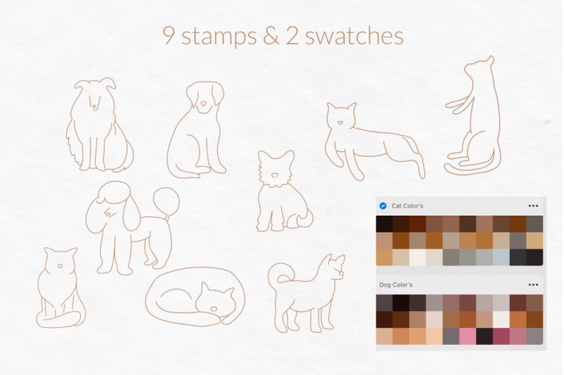 cat-stamp-brushes-dog-stamp-brushes-pet-stamps-for-procreate