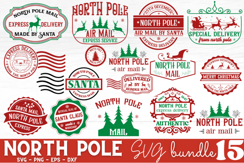 north-pole-svg-bundle