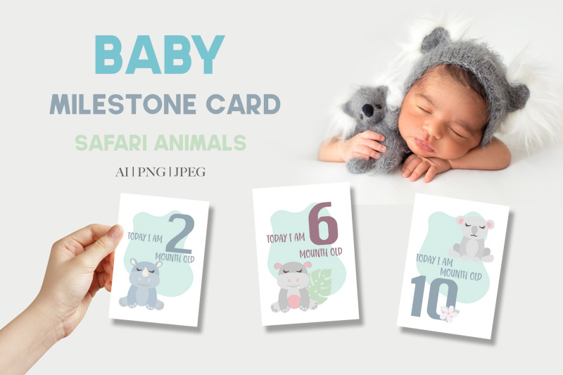 newborn-baby-milestone-card-baby-shower