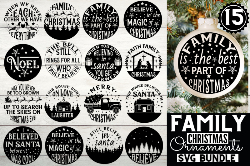 family-christmas-ornament-svg-bundle