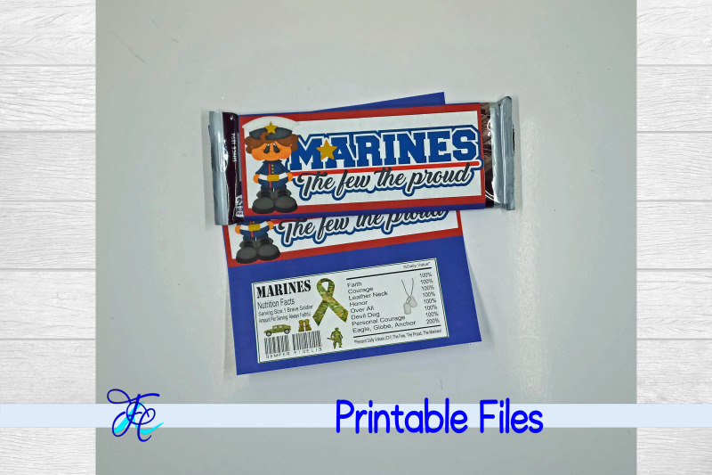 marines-girl-candy-bar-wrapper