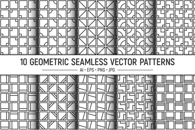 10-geometric-seamless-vector-patterns