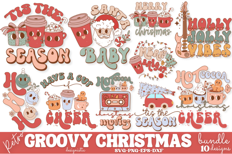 retro-christmas-croovy-svg-bundle