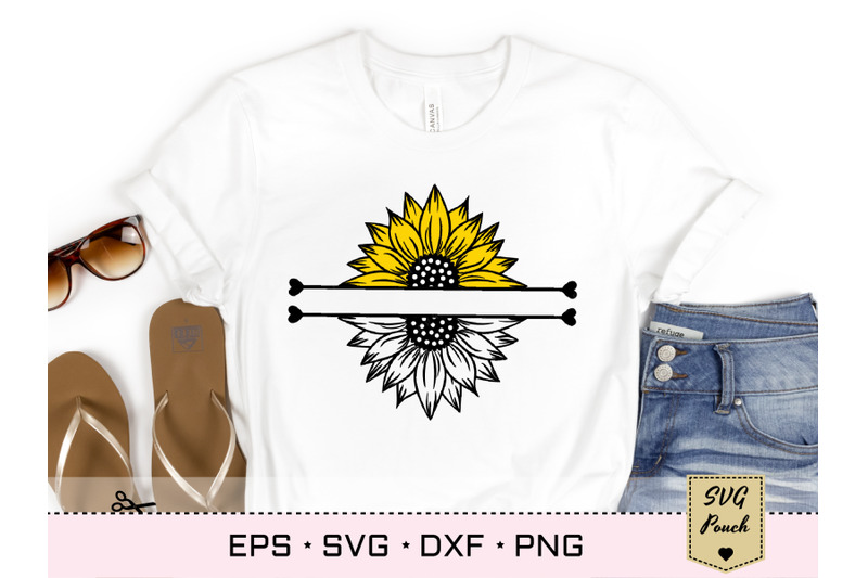 sunflower-border-svg
