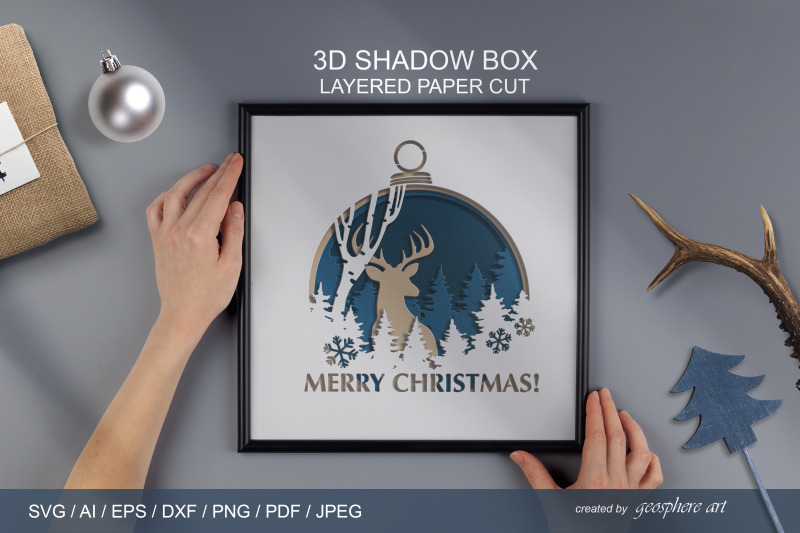 christmas-3d-layered-papercut-svg-winter-shadow-box