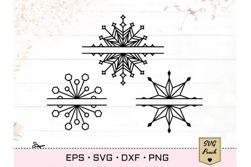 snowflake-split-monogram-svg
