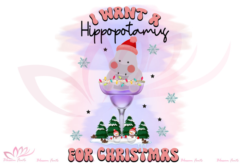 i-want-a-hippopotamus-for-christmas-png