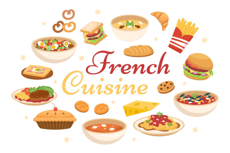 10-french-food-cuisine-restaurant-illustration