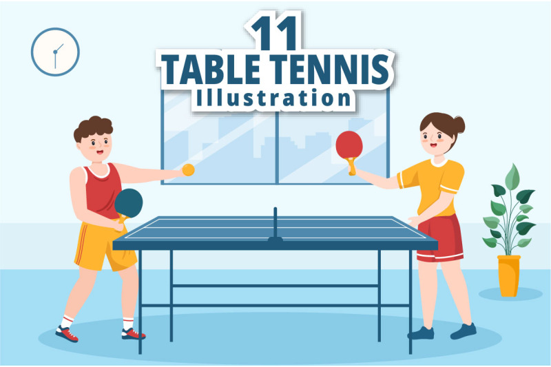 11-playing-table-tennis-sports-illustration