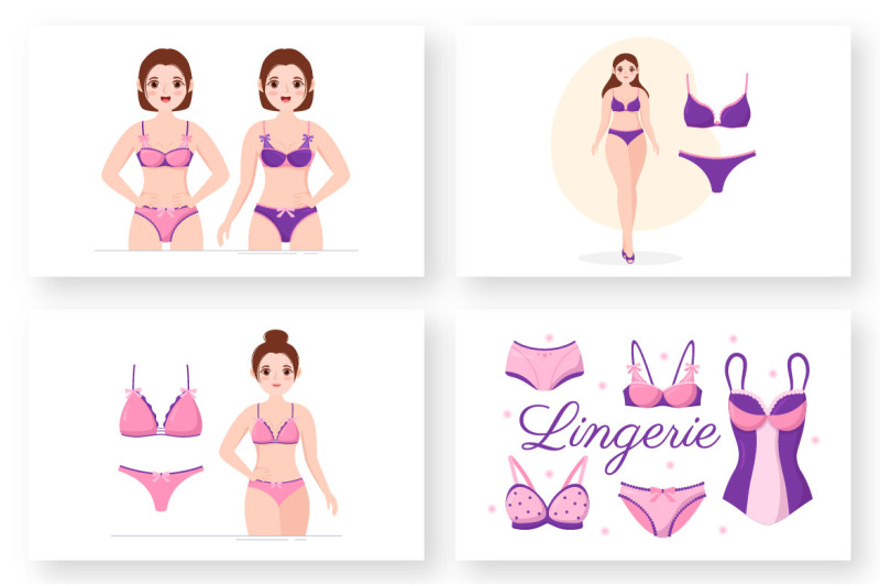 8-stylish-woman-lingerie-illustration