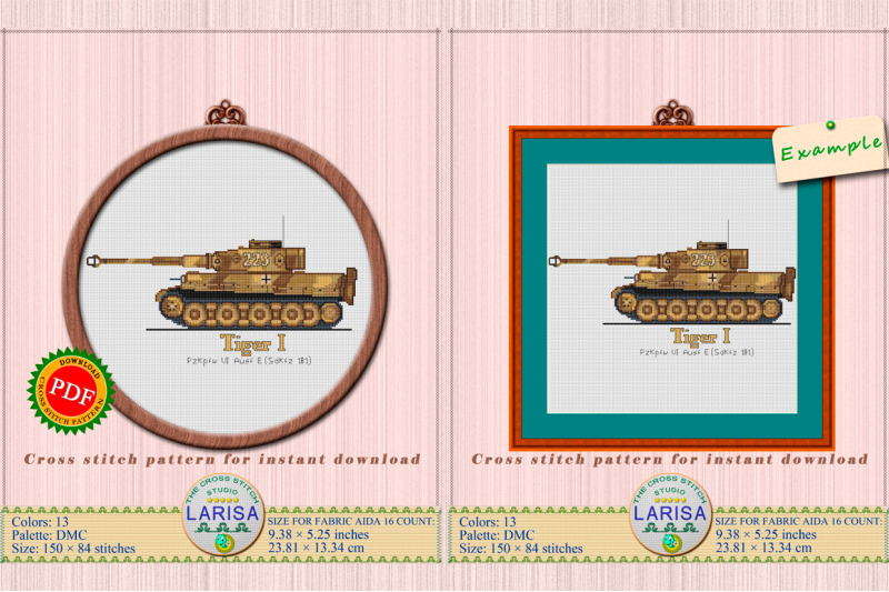 tank-tiger-cross-stitch-pattern-german-tank-tiger