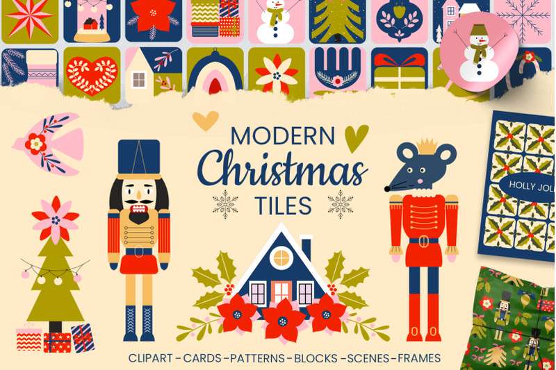 modern-christmas-fairytale-clipart-and-patterns