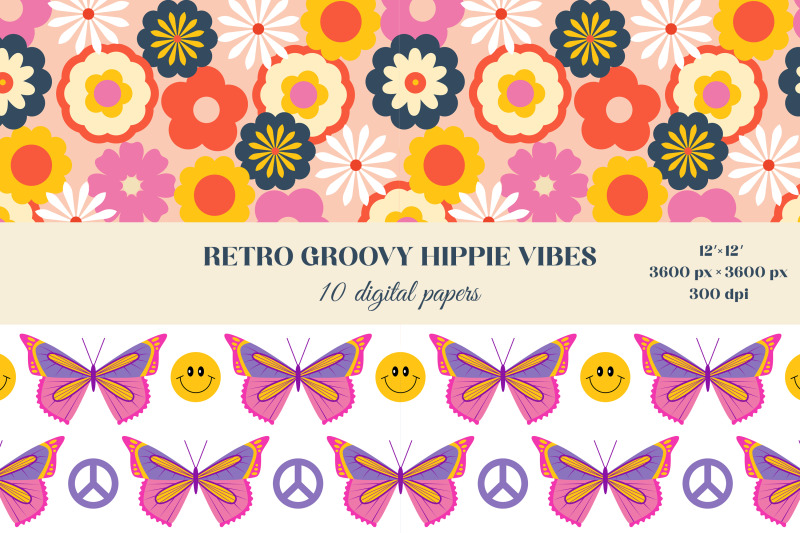 retro-groovy-hippie-vibes-digital-paper-seamless-patterns