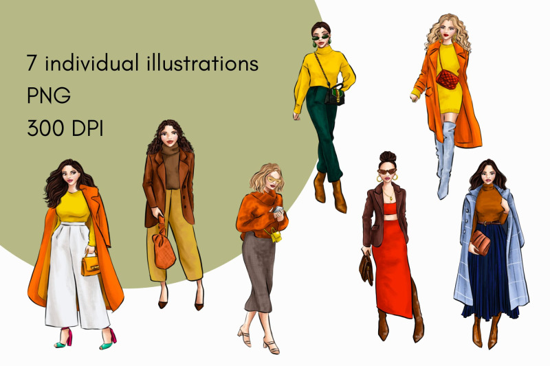 fall-fashion-girls-light-skin-watercolor-fashion-clipart
