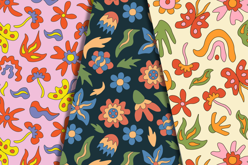 groovy-flowers-retro-seamless-patterns-amp-digital-papers