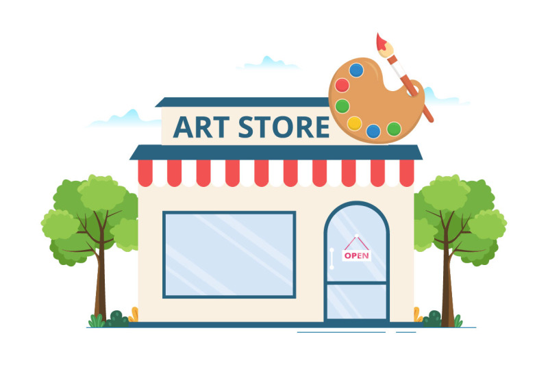 11-art-store-of-painting-supplies-illustration