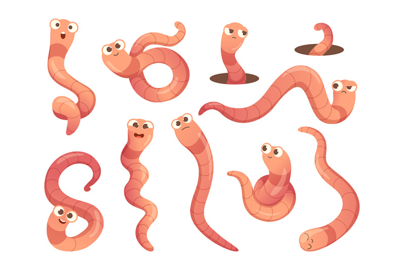 worms-cartoon-insects-in-action-poses-bugs-mascot-with-funny-faces-cr