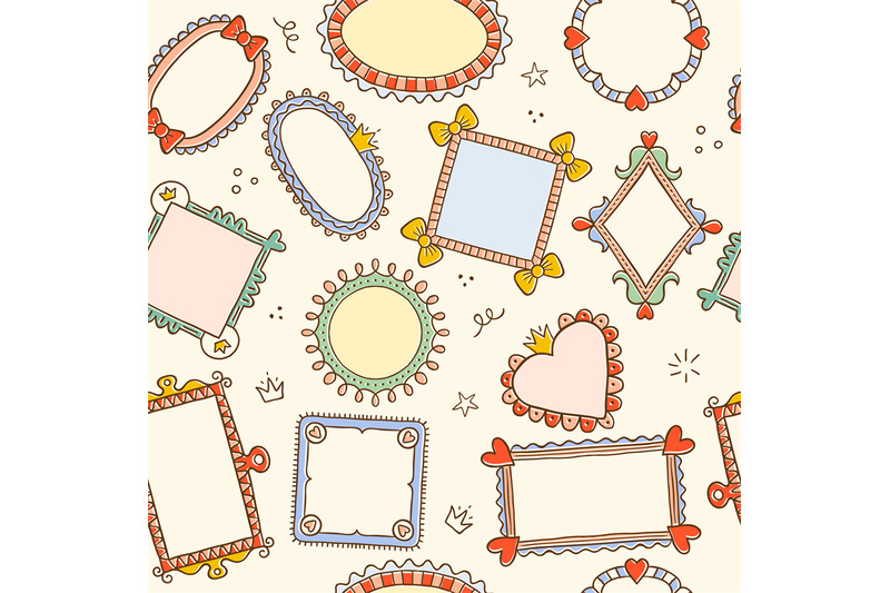 frames-pattern-textile-decoration-templates-with-cute-funny-scrapbook