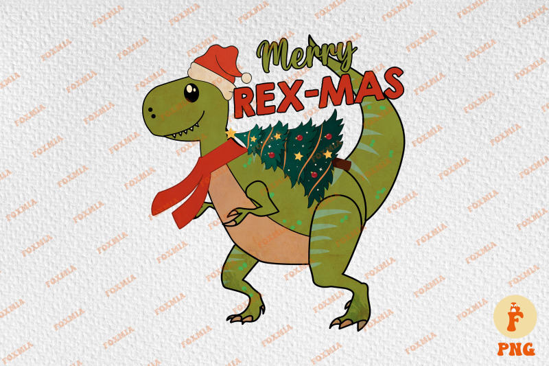 merry-rex-mas-cute-dinosaur-christmas