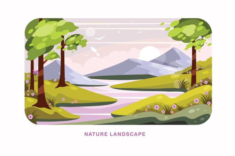 nature-landscape-vector-illustration