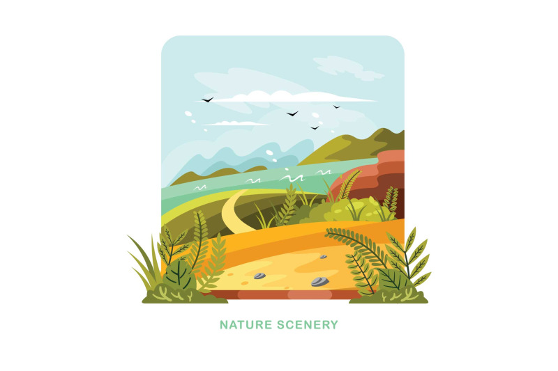 nature-scenery-vector-illustration