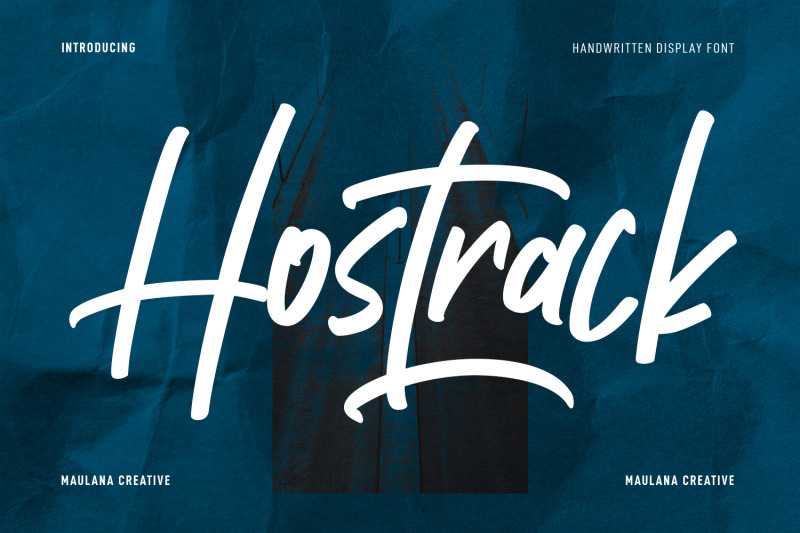 hostrack-handwritten-font