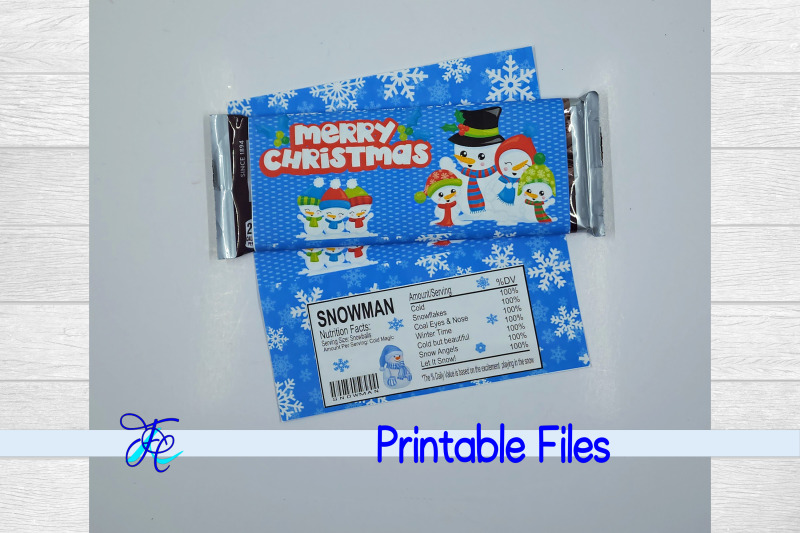 snowman-blue-candy-bar-wrapper