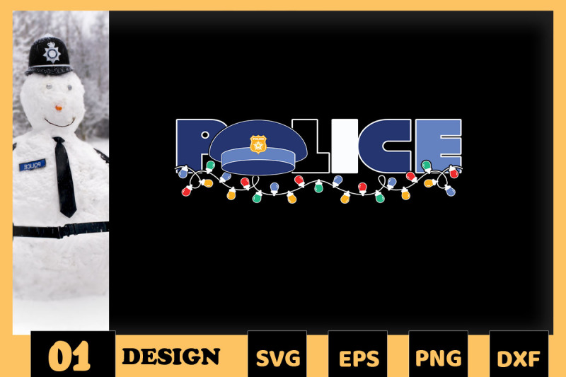 christmas-police-texture-police-hat