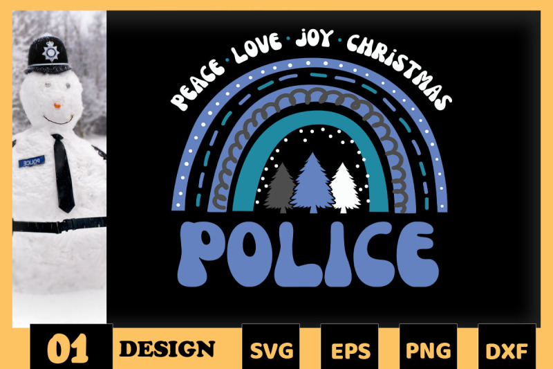 police-christmas-rainbow-christmas-lighs