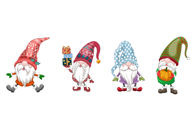 set-of-eight-gnomes-cartoon-collection