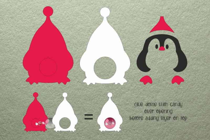 Penguin Chocolate Egg Holder Template SV Graphic by Olga Belova · Creative  Fabrica