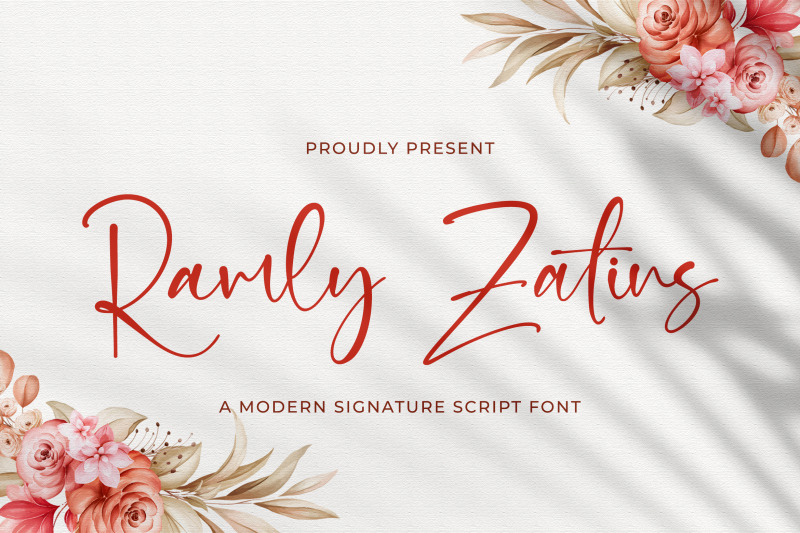 ramly-zatins-signature-script-font
