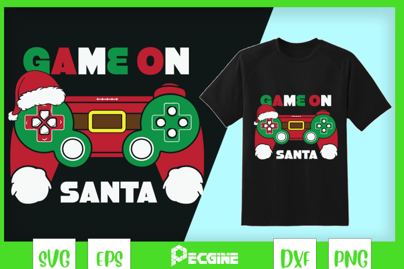 video-game-on-santa-christmas-gamer