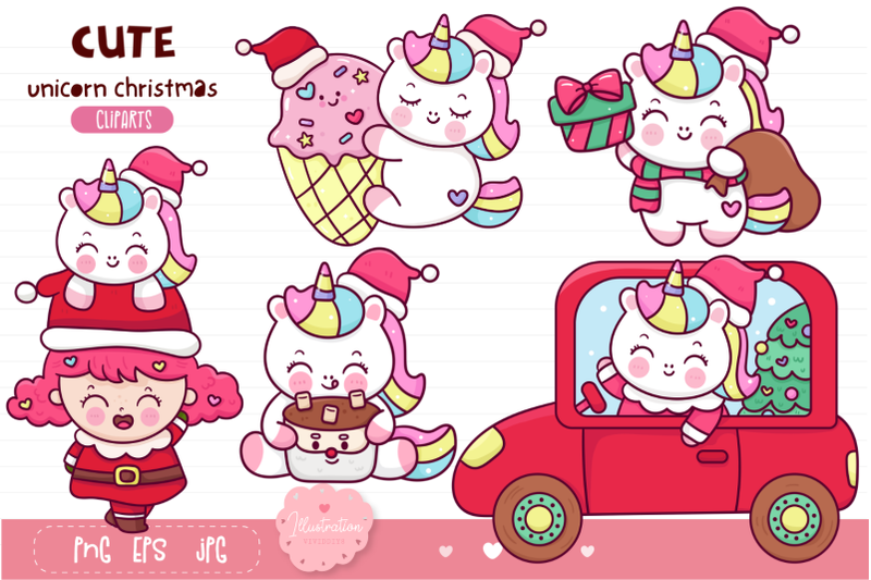 unicorn-christmas-cute-unicorn-cartoon-kawaii-clipart-x-ma