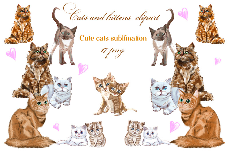 cute-kittens-clipart-cat-sublimation