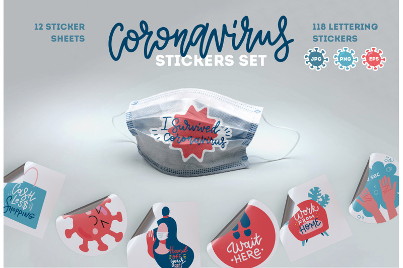 coronavirus-lettering-stickers-set