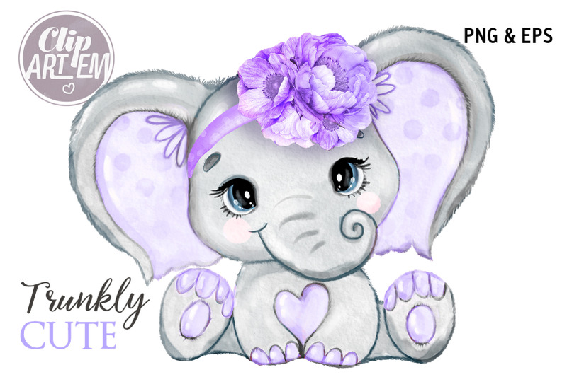 purple-girl-elephant-with-oversize-flower-vector-clip-art