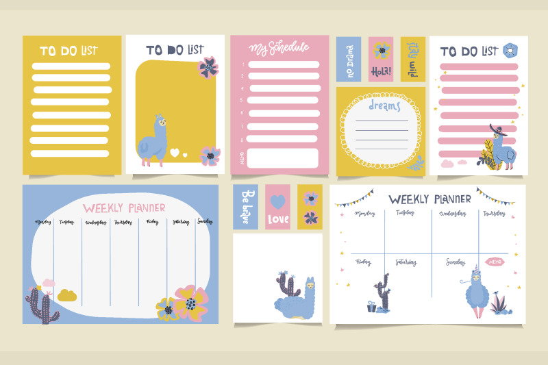 school-weekly-planners-collection
