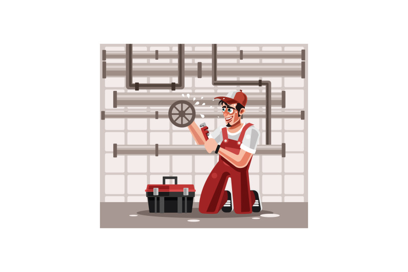 plumber-character-graphics-vector-illustration