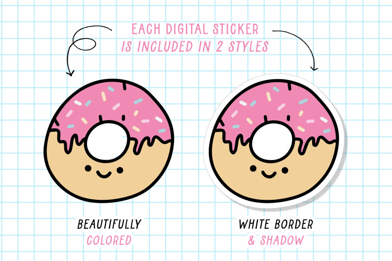 food-and-drink-digital-stickers-food-stickers-goodnotes-stickers