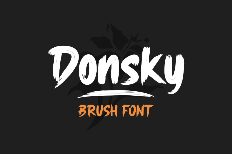 donsky-brush-font