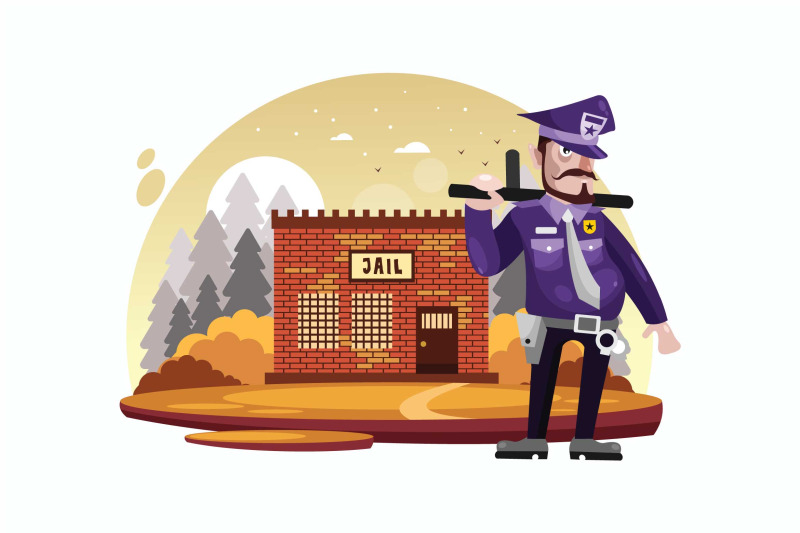 policeman-vector-illustration