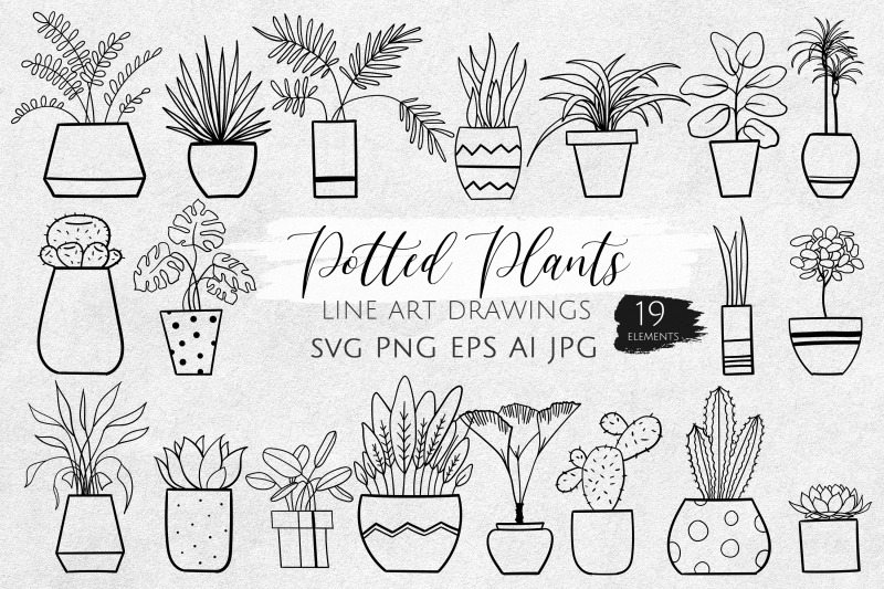 potted-plants-line-art-svg
