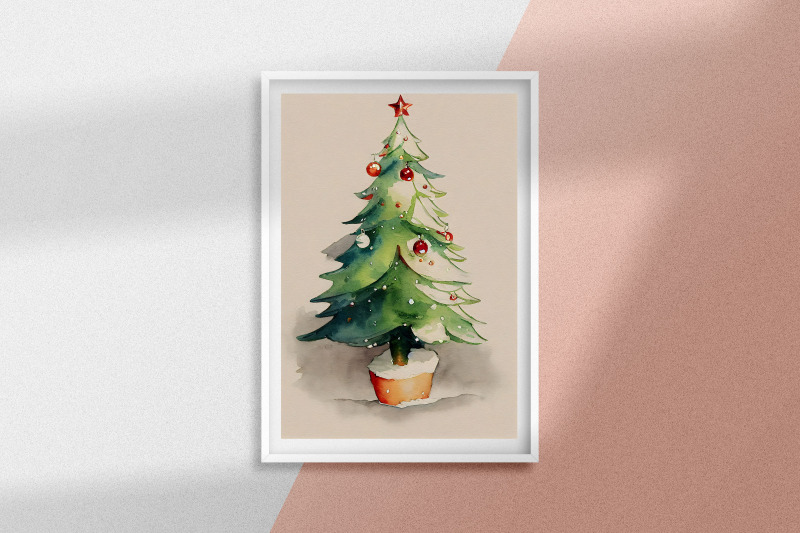 christmas-tree-watercolor-background-bundle