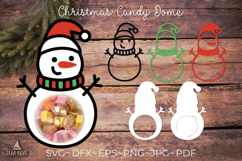3d-snowman-layered-svg-christmas-candy-dome-holder
