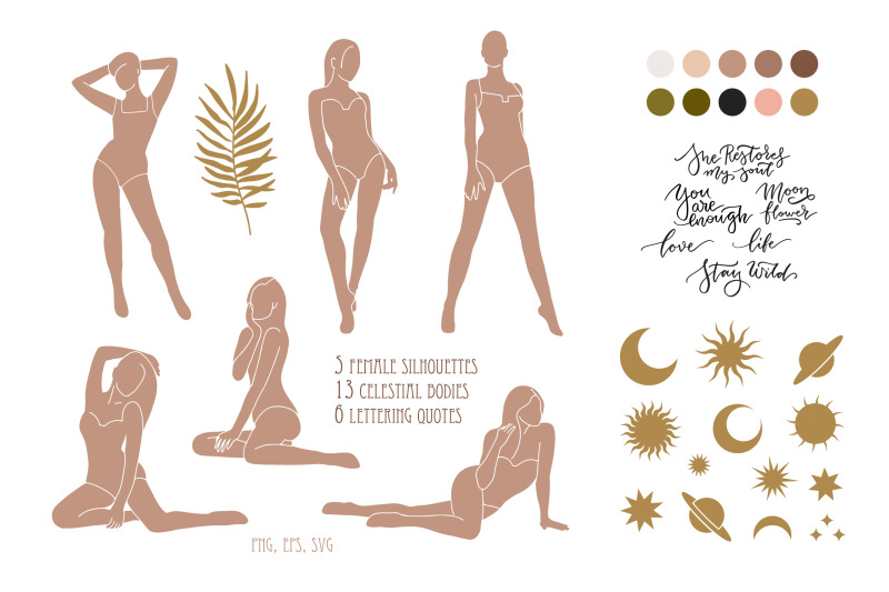 summer-female-boho-graphics-set